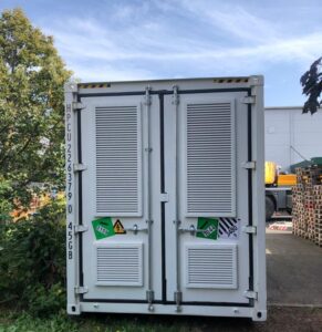 Battery storage system at Hennlich