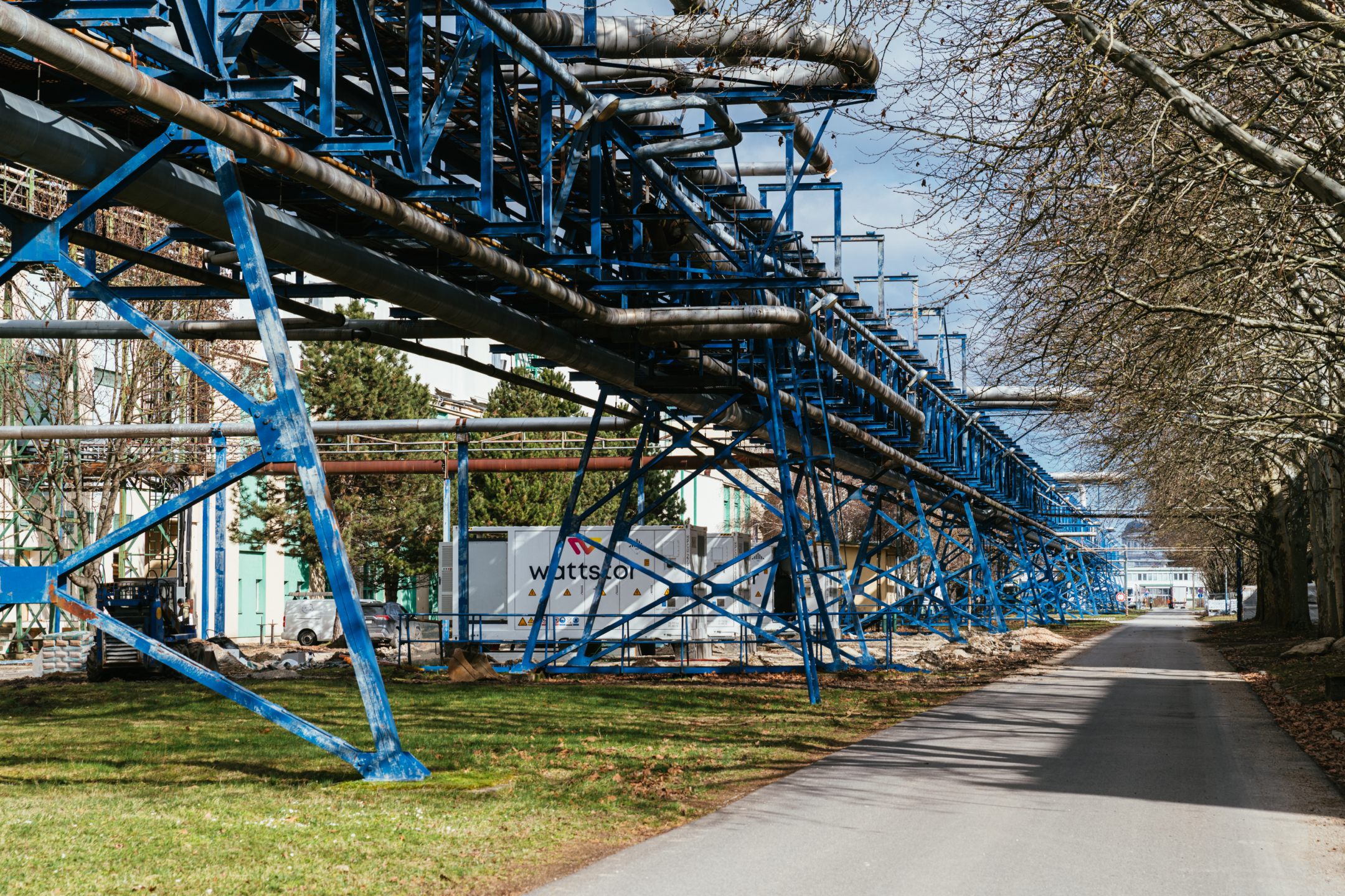 Bateriové úložiště (BESS) od společnosti Wattstor pro BioEner Slovakia v Priemyselnom parku Štúrovo