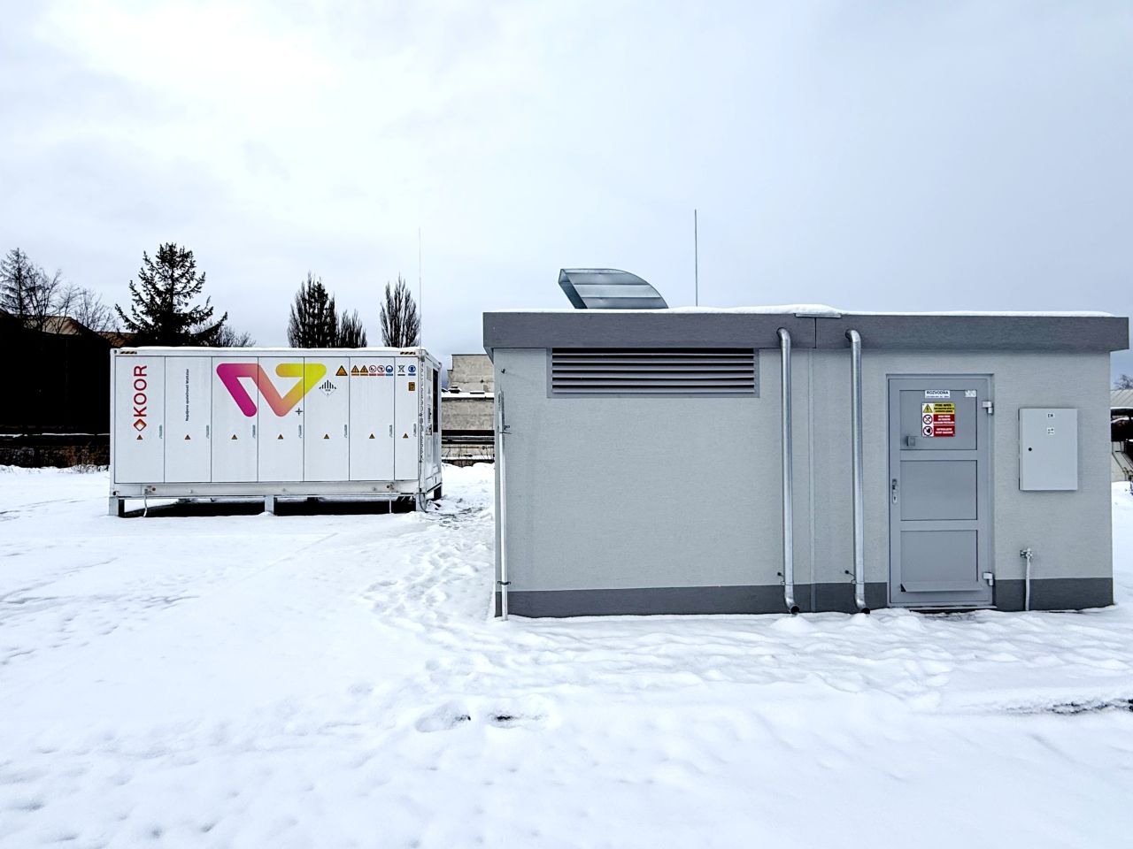 bateriové úložiště v Popradu o kapacitě 5 MWh od společností Wattstor a KOOR